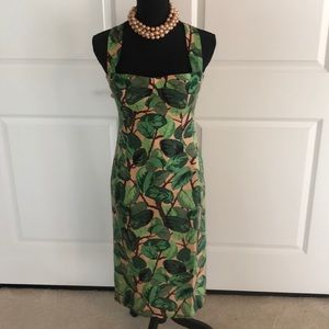 Floral print Dolce & Gabbana halter style dress.